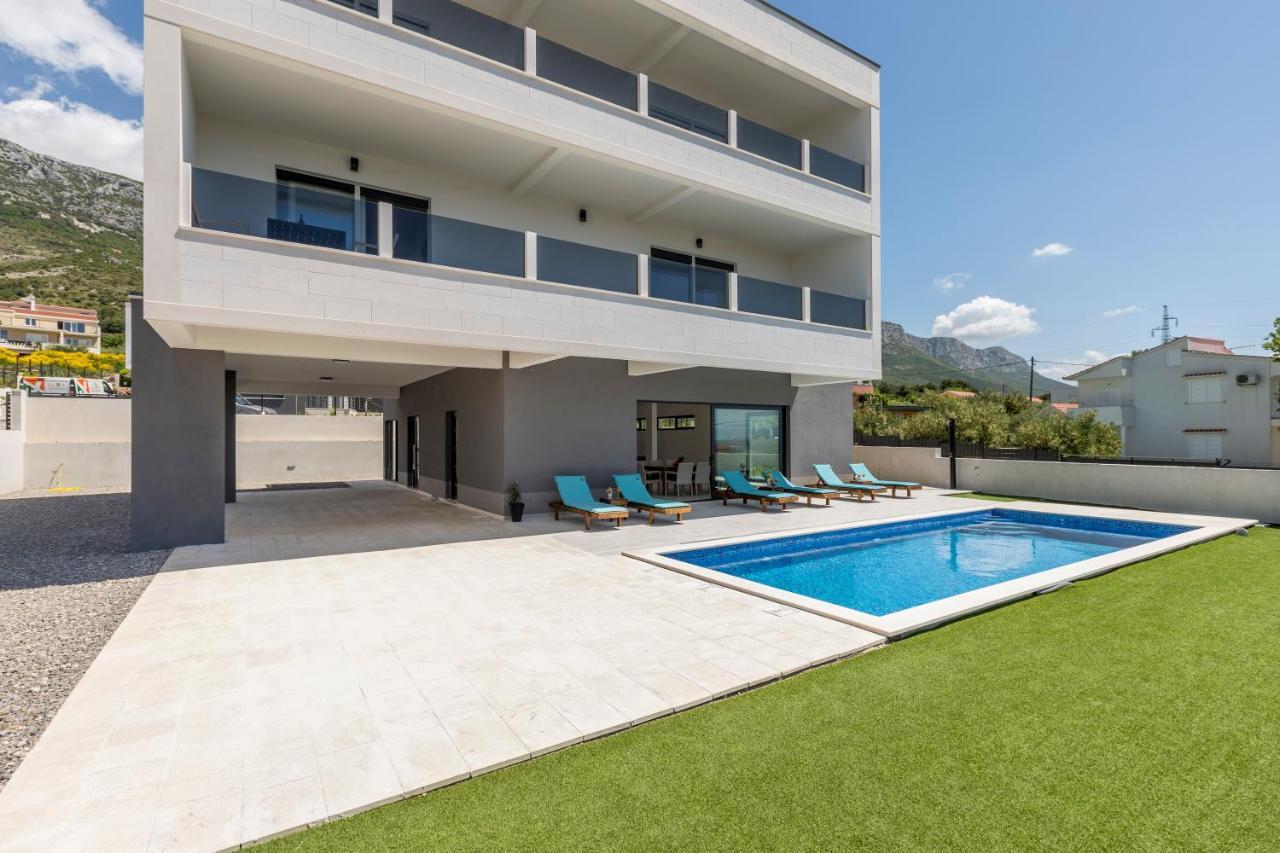 Luxury Villa La Nonna Ana - Heated Pool, Sea View, Near Split Kaštela Extérieur photo